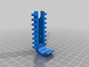 mechanical quick grab release phone stand &lt 12mm wider hooks mobile 3d print model - Mito3D