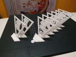 modulable multiple business cards holder office acupuncture card qigong 3d print model - Mito3D