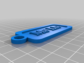 ms lis chaveiros personalizado 3d print model - Mito3D
