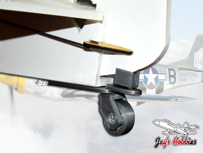simples, de baixo custo impressos em 3d tailwheel placa espuma rc aviões r c veículos 3d print model - Mito3D
