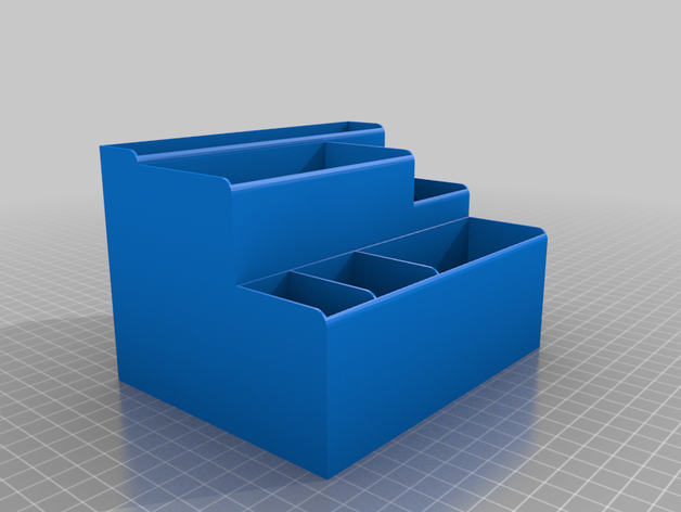 pen box organization penbox pencile ruler 3D print model - Mito3D