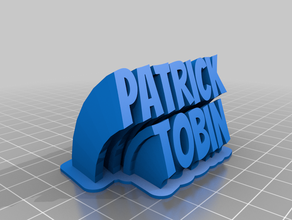 pat tobin office customized 3d print model - Mito3D