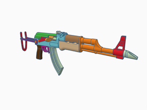 ak47 s 1 4 model akms modelleri tane AK-47 akm 3d print model - Mito3D