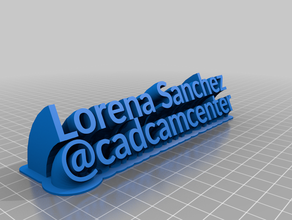 lorena sanchez office customized 3d print model - Mito3D