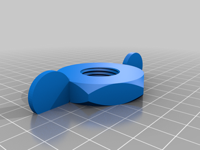 bed chair nut 3 parts customized 3d print model - Mito3D