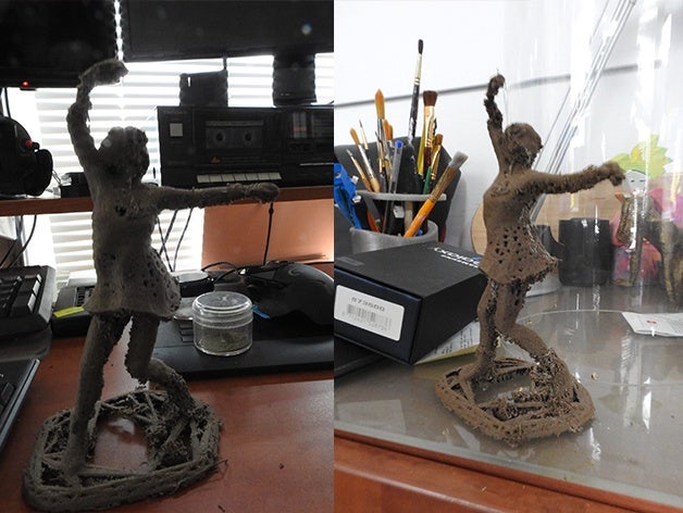 dance ish sculptures art ballerina dancer 3D print model - Mito3D