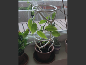 planta de guider al aire libre y jardín plantas maceta el zarcillo zarcillos 3d print model - Mito3D
