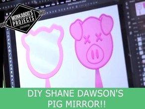 shane dawson's pig mirror diy 3d print model - Mito3D