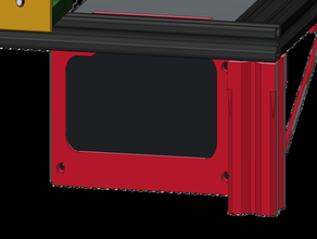 atx mount 2020 2040 profile - creality cr10 standalone mod 3d printer parts power supply cr-10 3d print model - Mito3D