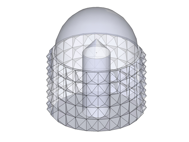 Rändelmutter Teile 3D print model - Mito3D