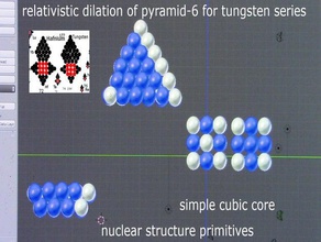 integer geometries 3 atoms atom nucleus tennessine tungsten 3d print model - Mito3D