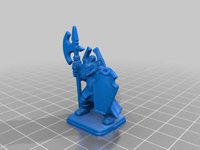 battle masters - chaos-Krieger des chaos Armee Spielzeug & game Zubehör Kampfmeister 3d print model - Mito3D