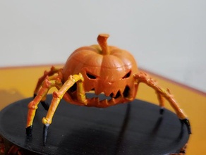 araña de calabaza Impresora 3d las piezas 3d print model - Mito3D