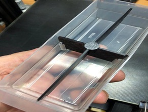akro-mils separatori per cassetto v2 utensili & caselle akro akro-mil pinne 3d print model - Mito3D