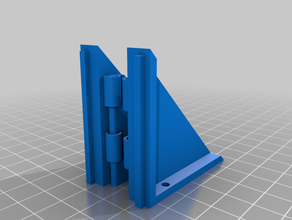 mpmd door hinge corner piece 3d printer parts 3d print model - Mito3D