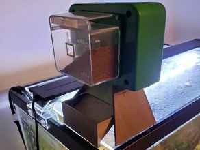 fácil alimentador de la tapa firmemente el adaptador acuario co-op hobby aqua automático pescado comida para peces alimentos monte pie 3d print model - Mito3D