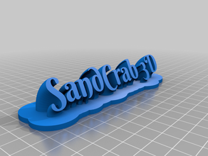 sandcrab 3d office personalizado 3d print model - Mito3D