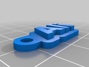 ali llaveros personalizado 3d print model - Mito3D