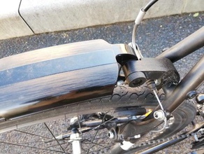 guardabarros soporte de la pieza repuesto deporte y al aire libre bicicletas fender 3d print model - Mito3D