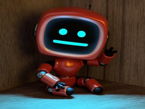 robin robot model robots android animation movie 3d print model - Mito3D