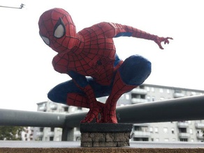 spider-man la construcción de borde pie las estructuras edificios 3d print model - Mito3D