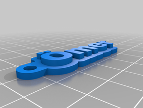 mer Schlüsselanhänger kundengebundene 3d print model - Mito3D