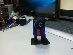 make ottobot open source dance robot diy robotech robots 3d print model - Mito3D