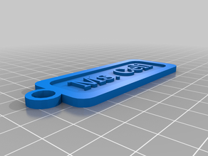ms celi Anahtarlık özelleştirilmiş 3d print model - Mito3D