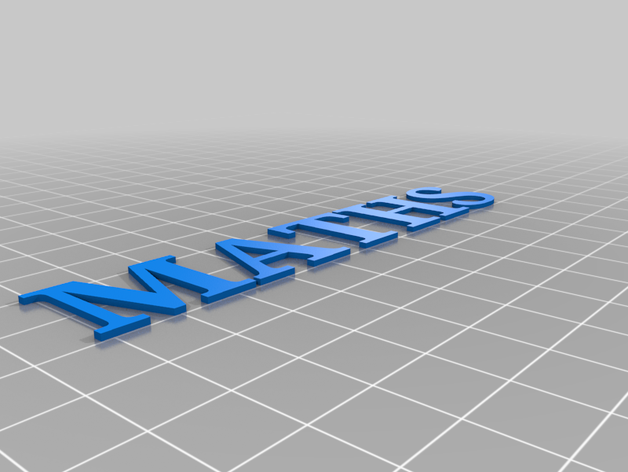 maths sign 3d printing 3D print model - Mito3D