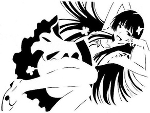 sankarea plantilla Arte en 2d el anime niña manga galería de símbolos zombie 3d print model - Mito3D
