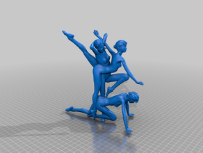 movimento 10 esculturas a arte meshmixer 3d print model - Mito3D