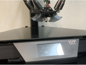 monoprice mp delta pro part cooling fang shroud upgrade 3d printer parts fan 3d print model - Mito3D