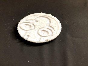 clippy Münze Münzen und Abzeichen 3d print model - Mito3D