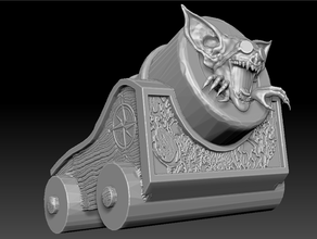 canhão gob munição A impressão 3d goblin 3d print model - Mito3D
