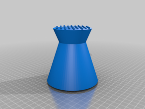en forma de cono, raspador hielo la automoción parabrisas 3d print model - Mito3D