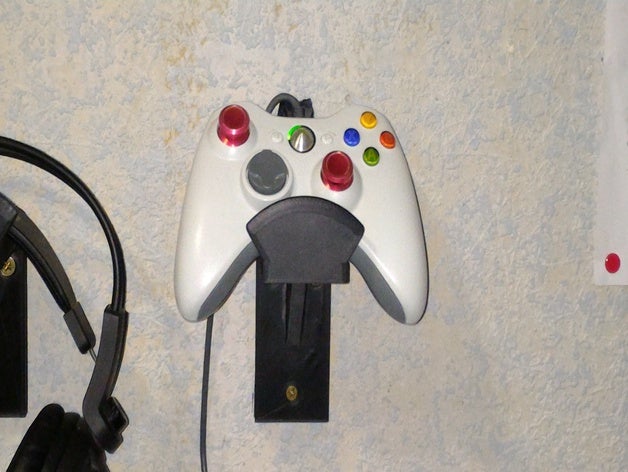 suporte do controlador xbox 360 jogos 3D print model - Mito3D