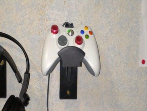 support controller xbox 360 games 3d print model - Mito3D