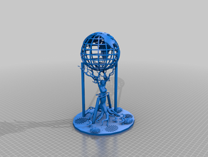 mother nature feeds globe 3d printing 3d print model - Mito3D
