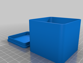 my customized rounded box 1mm containers 3d print model - Mito3D