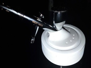 iwata eclipse hp-cs airbrush cleaning pot art tools 3d print model - Mito3D