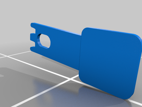 trolly release key hand tools 3d print model - Mito3D