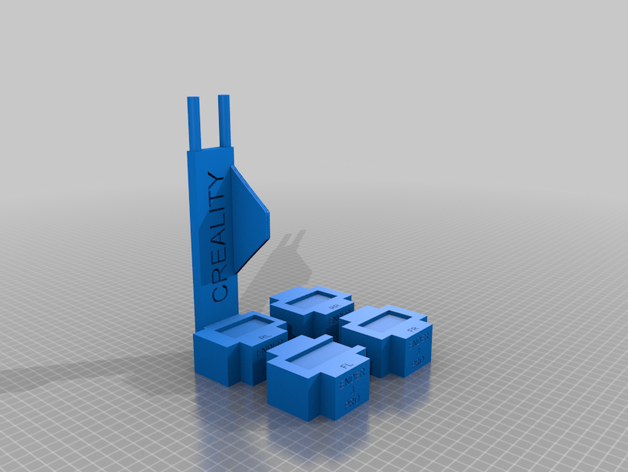 ender 3 pro riser feet cable management solution 3d printer accessories upgrades 3D print model - Mito3D