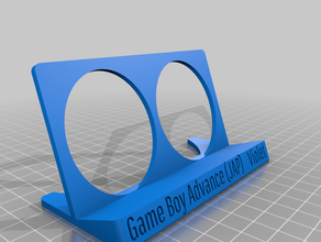 stand - gba jap violet organization customized 3d print model - Mito3D