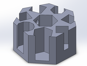 metallic dice sorter box tower dnd gaming 3d print model - Mito3D