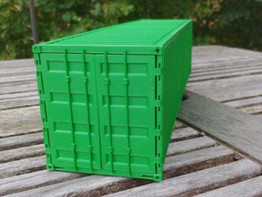 intermodal container g Maßstab 1 29 Modelle Skala Garten-Eisenbahn Garten-Bahn g-Skala Modelleisenbahnen scale-Modell Versand-container 3d print model - Mito3D