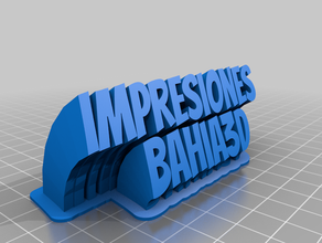 impresiones bahia 3d office su misura 3d print model - Mito3D