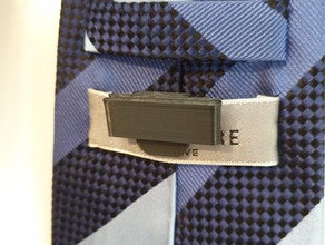 invisible tie clip accessories fashion necktie pin suit 3d print model - Mito3D