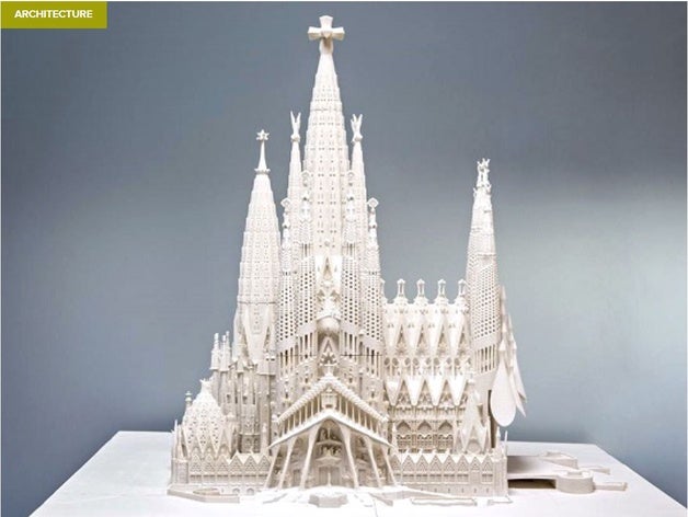 sagrada familia buildings & structures 3D print model - Mito3D