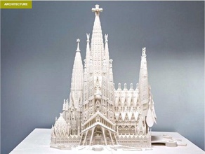 la sagrada familia las estructuras de edificios 3d print model - Mito3D