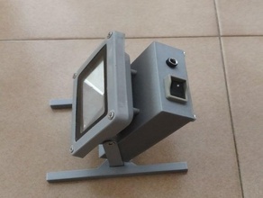 Diodo emissor de luz 10w worklight recarregáveis diy 18650 o projector diodo recarregável 3d print model - Mito3D
